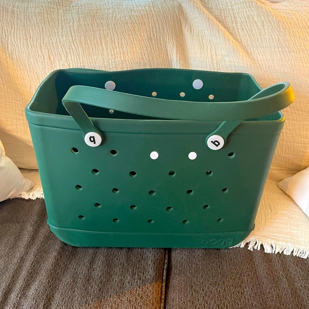 Hunter green Bogg bag